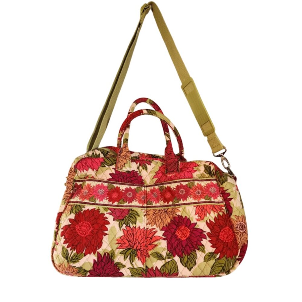 Medium Vera Sized Crossbody Weekender Tote Quilted